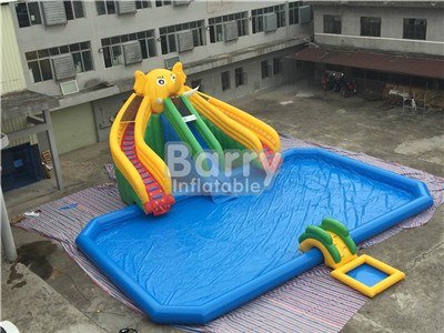 Ultimate Kids Inflatable Water Park For Sale ,Elephant Inflatable Waterparks BY-AWP-109